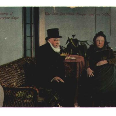 President Kruger and his wife