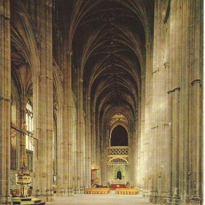 Canterbury, The Nave of the Cathedral