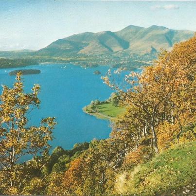 Keswick, Derwentwater and Skiddaw from Surprise View