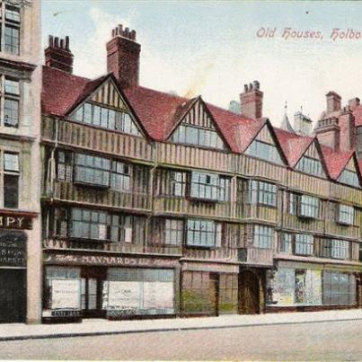 London Old houses Holborn