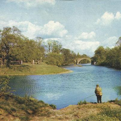 Yorkshire, River Wharfe, Ilkley