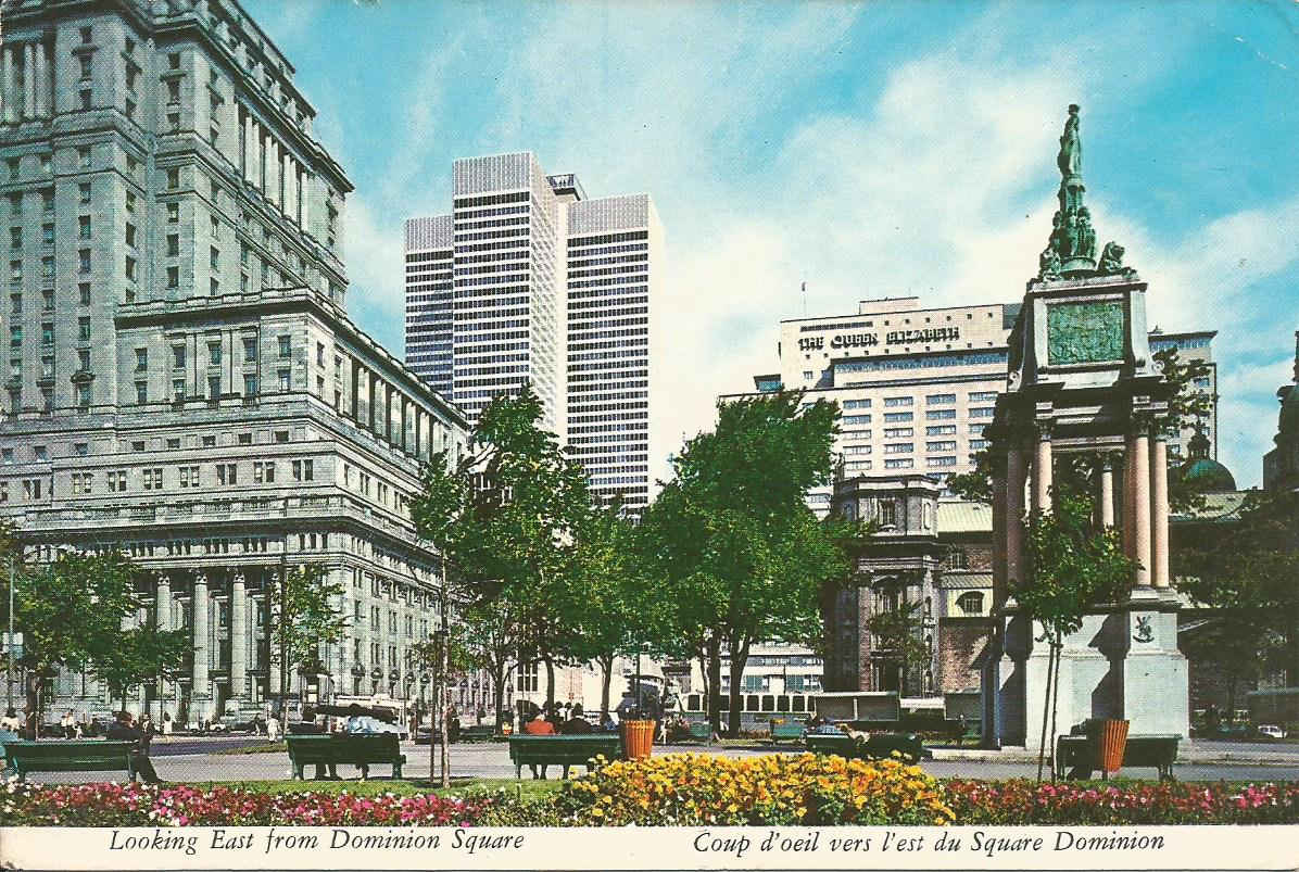 Montreal, Looking East from Dominium Square