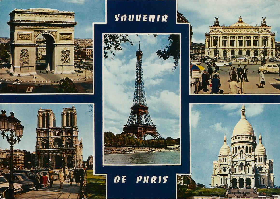 Paris, L'Arc de Triomphe - L'Opéra - La Tout Eiffel - Notre-Dame - Le Sacré Coeur