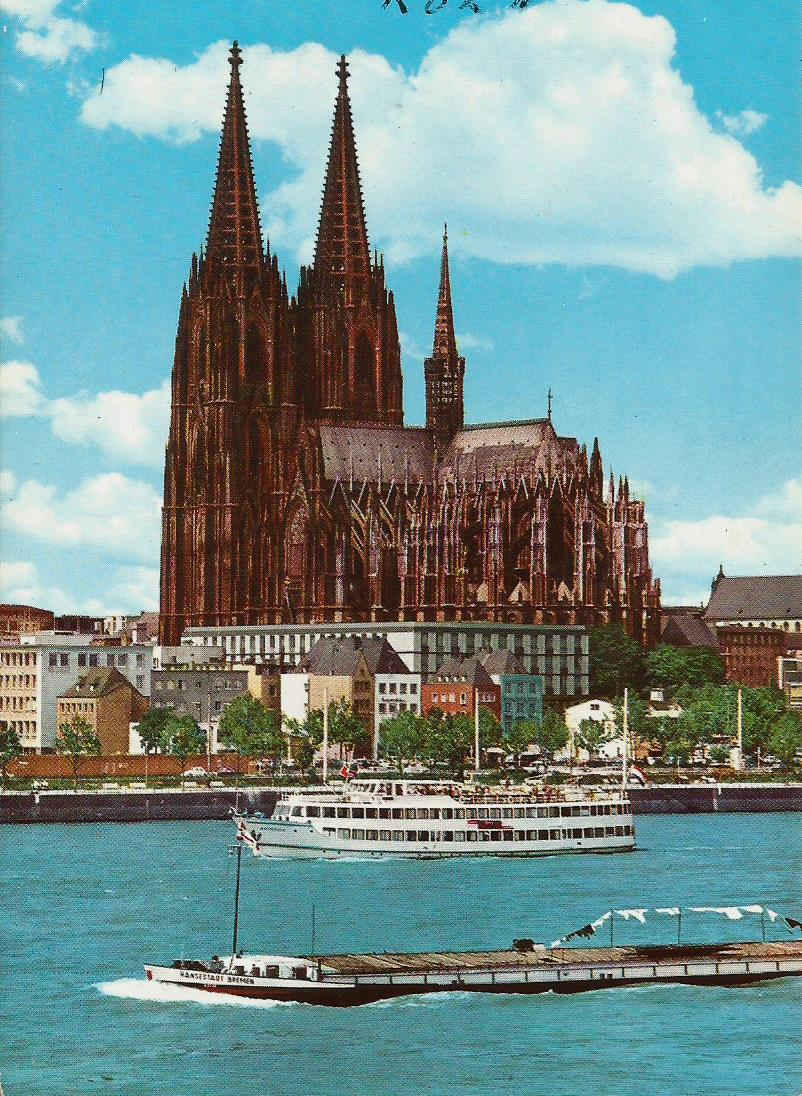 Köln, Köln am Rhein. Kölner Dom Church (Cologne Cathedral) Constructed from 1248 to 1880 (632 years)