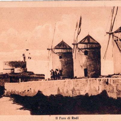 windmill of rhodes Island greece