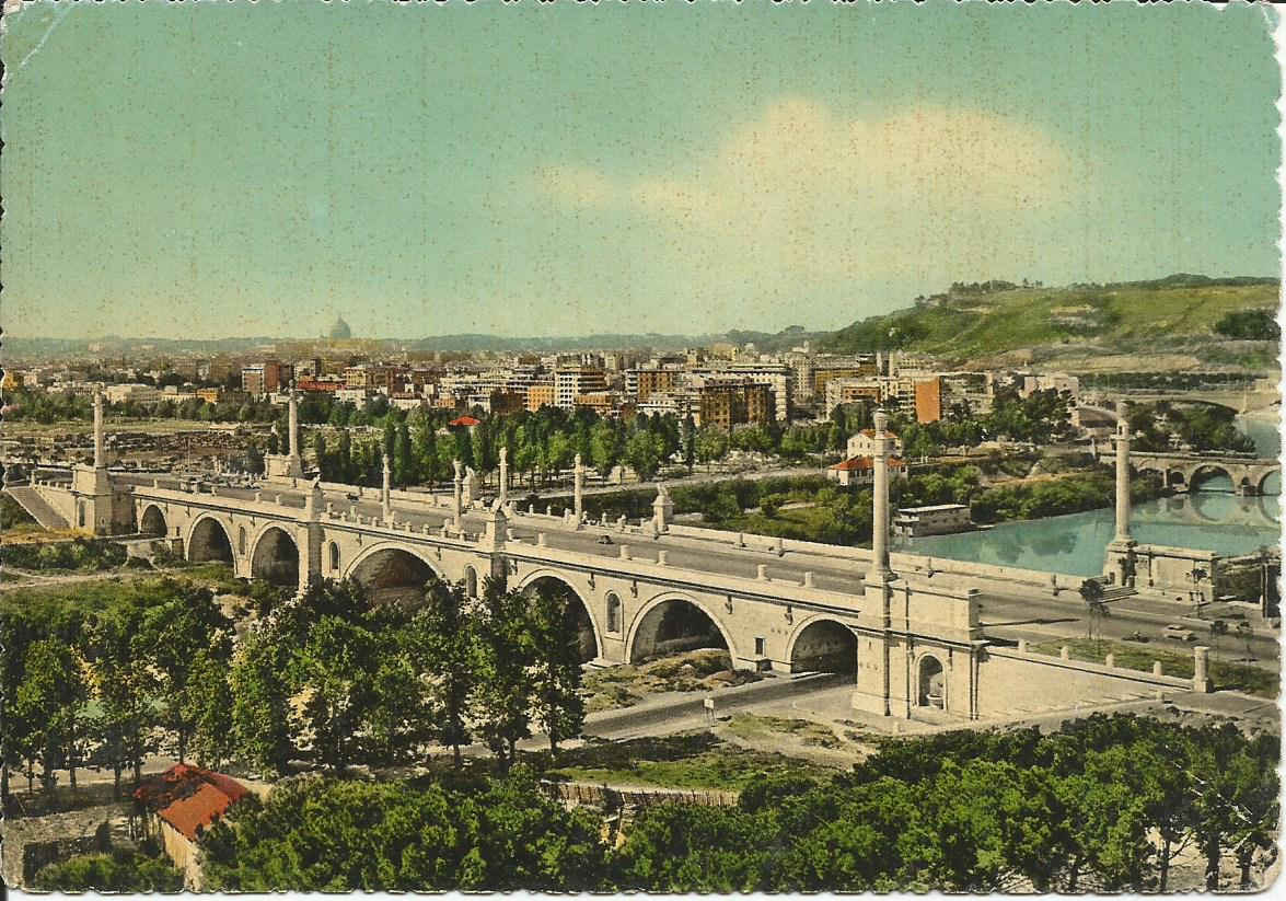 Rome, Liberty's Bridge, general view