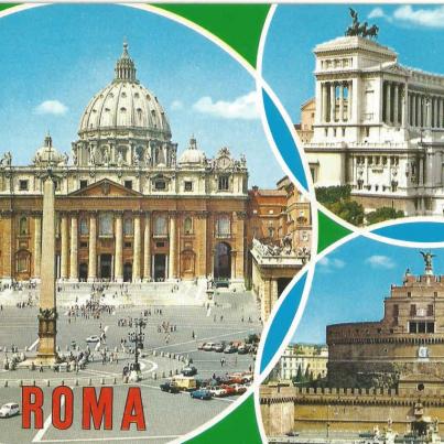 Rome, No detail on Post Card
