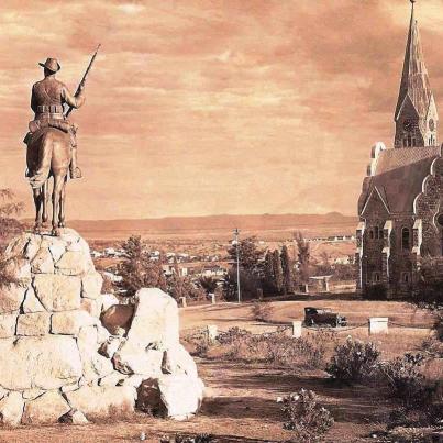 Windhoek Reiterdenkmal &amp; Christuskirche