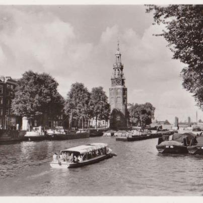 Amsterdam, Oude Schans With Montelbaanstower