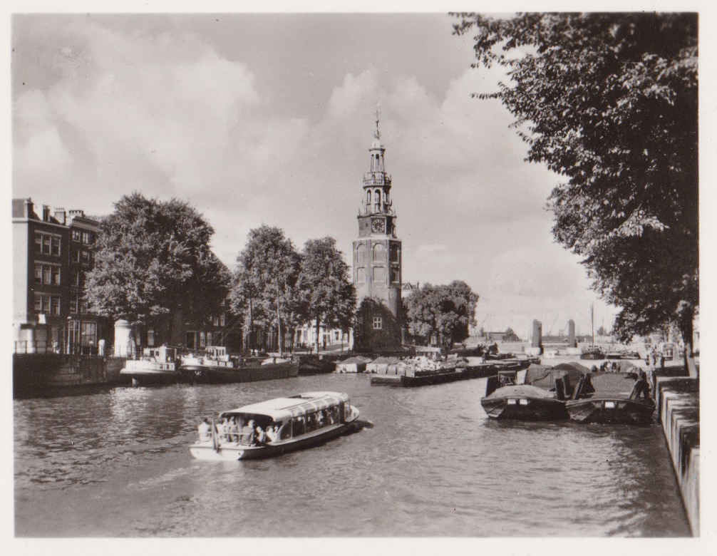 Amsterdam, Oude Schans With Montelbaanstower