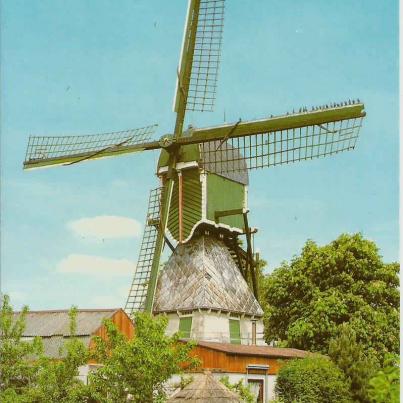 Holland, Hazerswoude. Wip-stellingmolen. Dateer ± 1810