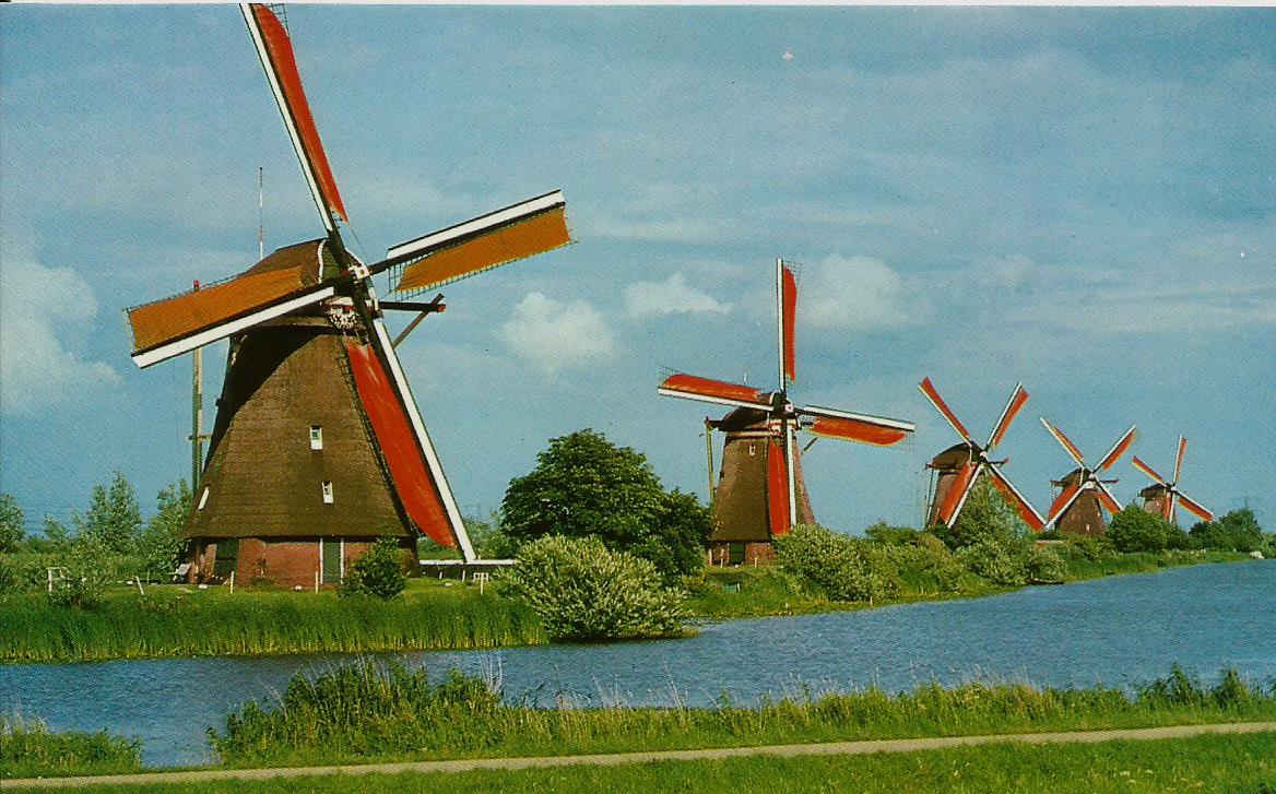 Kinderdijk, Poldermolens (Drainage-mills)