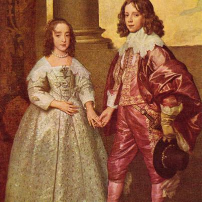 Prins Willem ll  1626-1650  en Prinses Marie Stuart  1631-1660