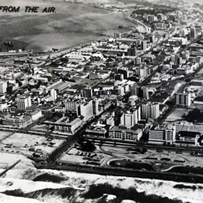 Durban from the air around early 1950's