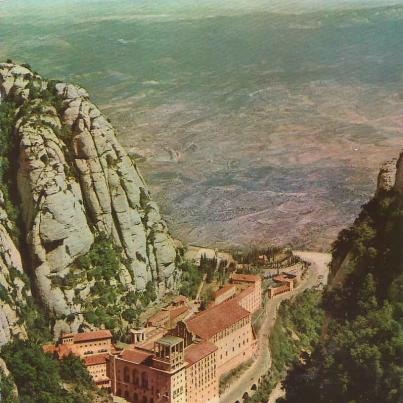 Montserrat, View on the Monastery