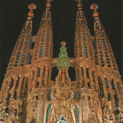 Barcelona, La Sagrada Familia Temple - Detail photo