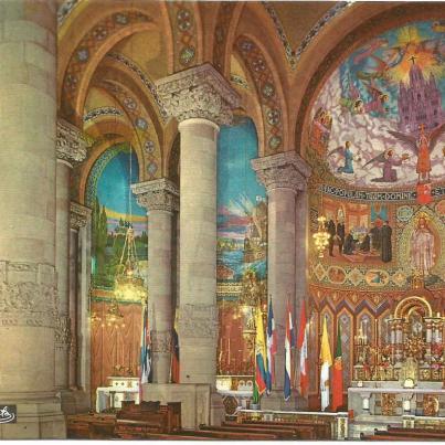 Barcelona, Sacred Heart National Expiatory Basilica, inside of Crypt