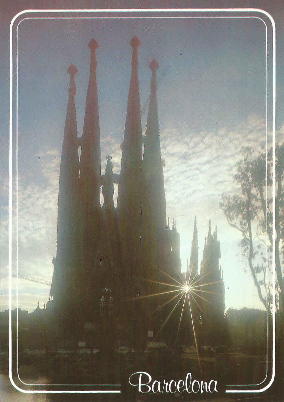 Barcelona, La Sagrada Familia Temple - Architect Gaudi (1852-1926)