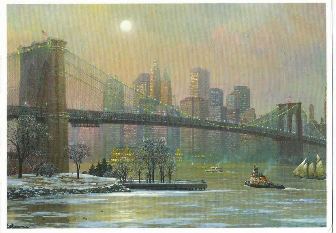 New York, Brooklyn Bridge by Alexander Chen