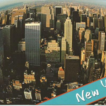 New York, Manhattan Midtown. Aerial View