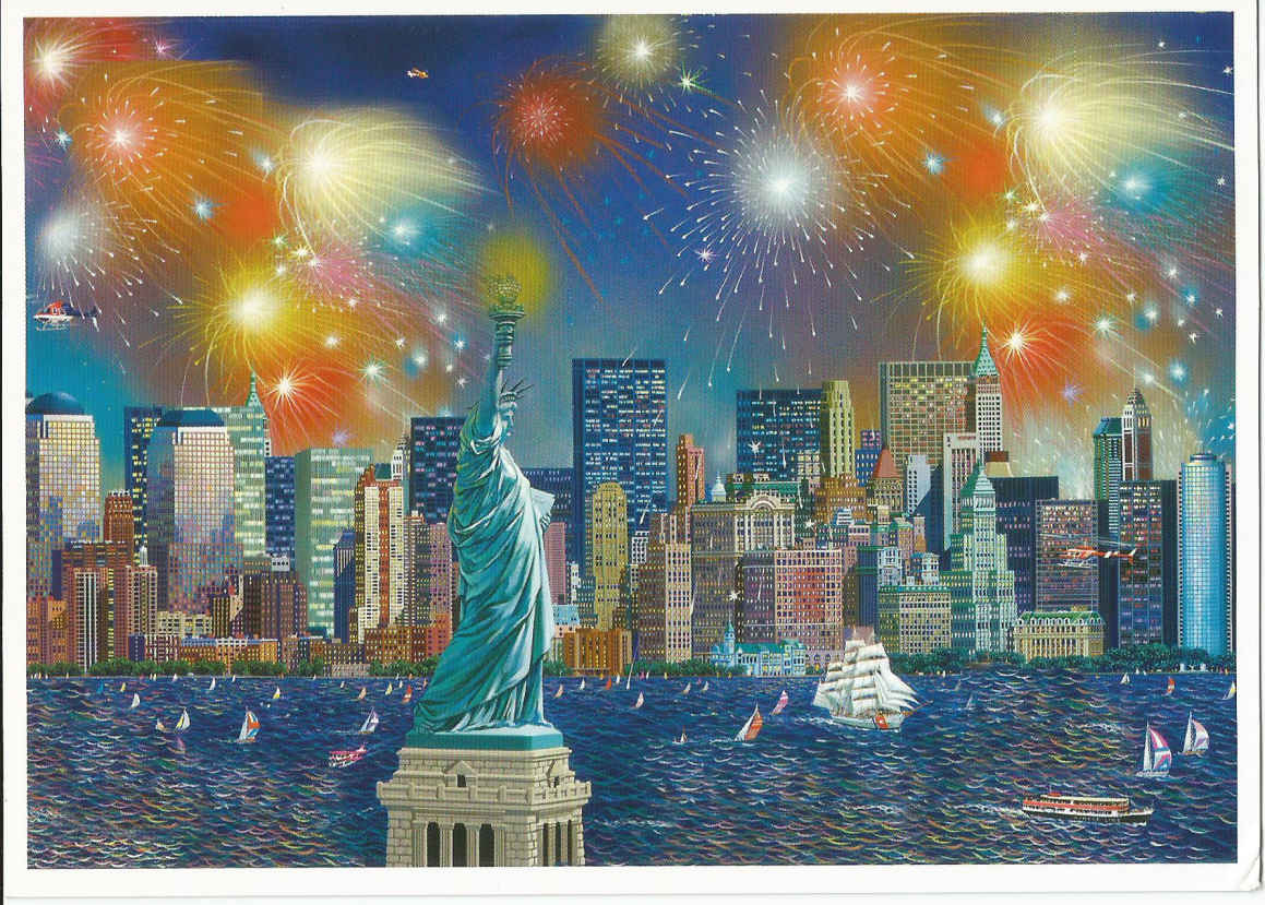 New York, Manhattan Celebration by Alexander Chen