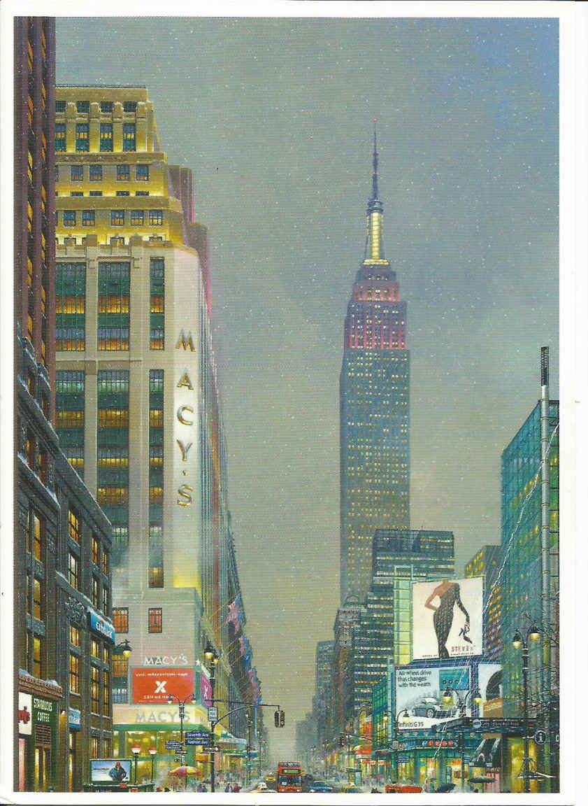 New York, Macy's and the Empire State Building by Alexander Chen