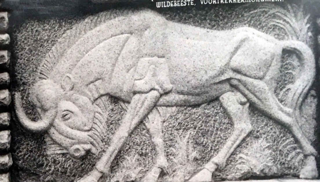 Wildebeete relief Voortrekker Monument