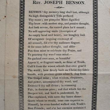 BENSON Joseph