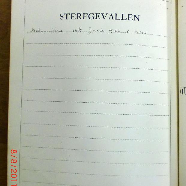 OOSTHUIZEN Ernest Albert en Susanna Catharina LUTTIG, getroud 1930