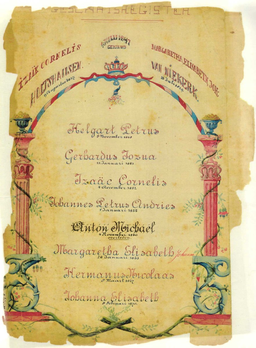 Holtzhausen Isaak Cornelis geb 1827