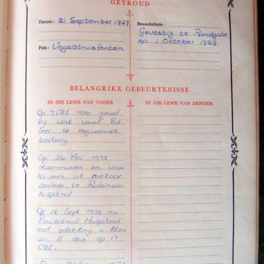 VREIJ Stephanus Petrus 1879-1944 en Helena Barnardina SCOTT 1878-1947 VREIJ Stephanus Petrus 1879-1944 en Helena Barnardina SCOTT 1878-1947