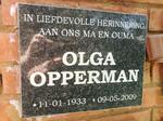 OPPERMAN Olga 1933-2009