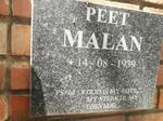 MALAN Peet 1939-