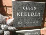 KEULDER Chris 1933-2015