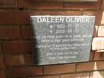 OLIVIER Daleen 1963-2009