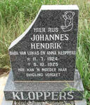 KLOPPERS Johannes Hendrik 1924-1925