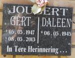JOUBERT Gert 1947-2013 & Daleen 1945-