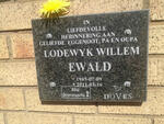 EWALD Lodewyk Willem 1945-2011