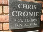 CRONJE Chris 1934-2016