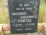 VENTER Jacobus Johannes 1927-1959