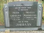 JORDAAN Pieter Cornelius 1894-1985 & Orsilla Magdalena LINDEQUE 1904-1953