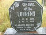 LOURENS Susanna Maria 1940-2001