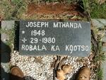 MTHANDA Joseph 1948-1980