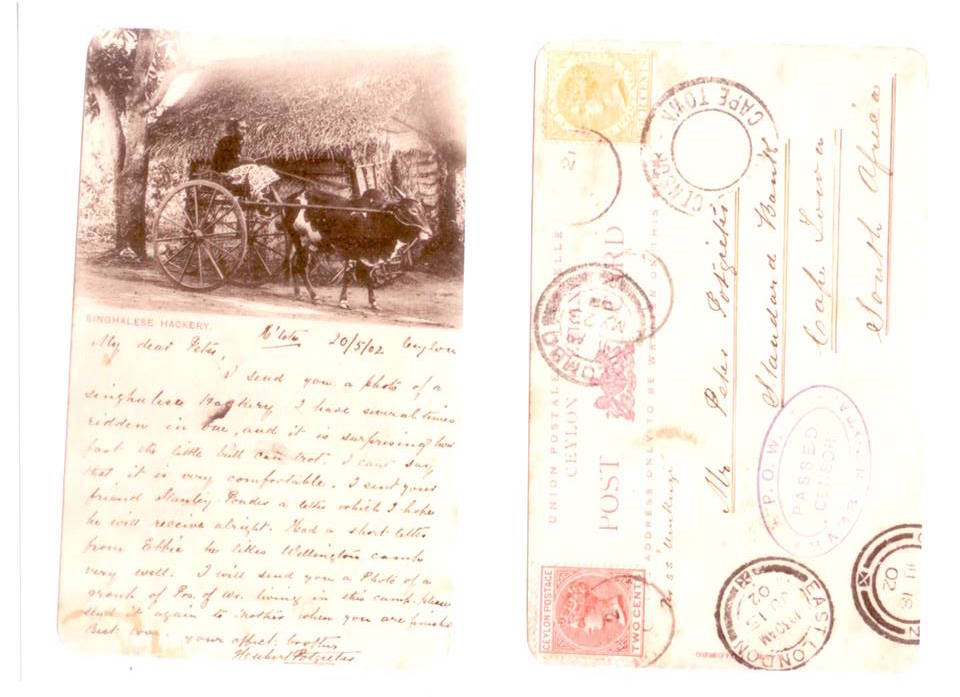 Krygsgevangenekamp Diyatalwa, Ceylon