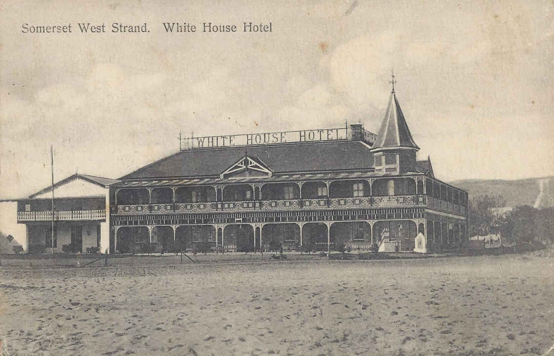 Somerset West Strand, White House Hotel postal cancellation 1909