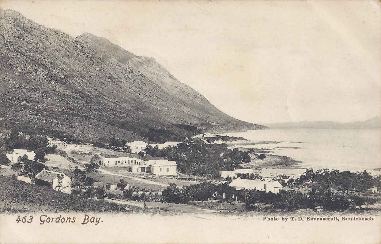 Gordons Bay, postal cancellation 1905