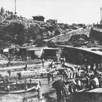 The old Hermanus harbour 1935