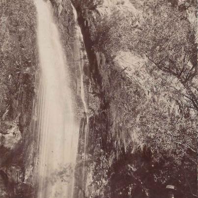 The Waterfalls, Porterville, Cape Colony, postal cancellation 1912