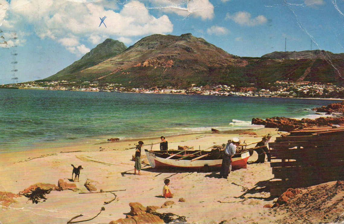 A view of Simons Bay from Glencairn, Cape - 1964