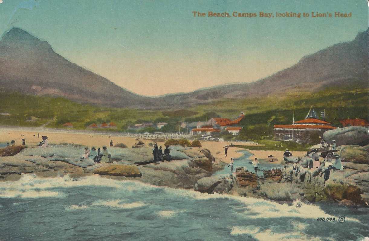 The beach Camps Bay, looking to Lion's Head